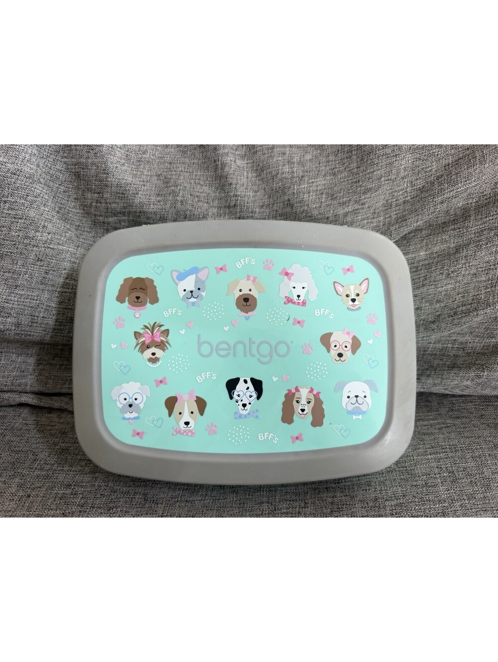 Bentgo Bento Lunch Box Snap Tight Leakproof 5 Compartment Dogs Puppy Love